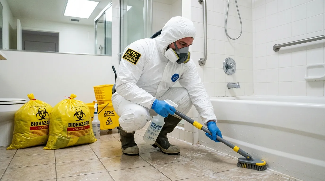 Decontamination equipment deployed for Blood Cleanup in Blakely